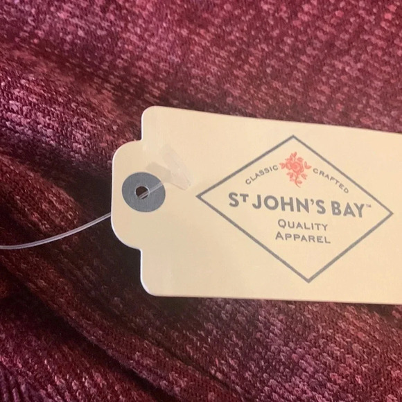 St John’s Bay Long Sleeve Pullover Knot Sweater - Picture 7 of 10